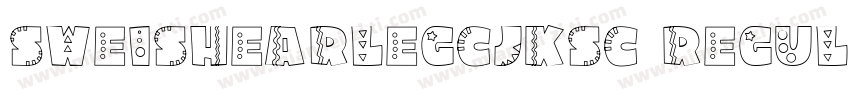 SweiShearLegCJKsc Regular字体转换
